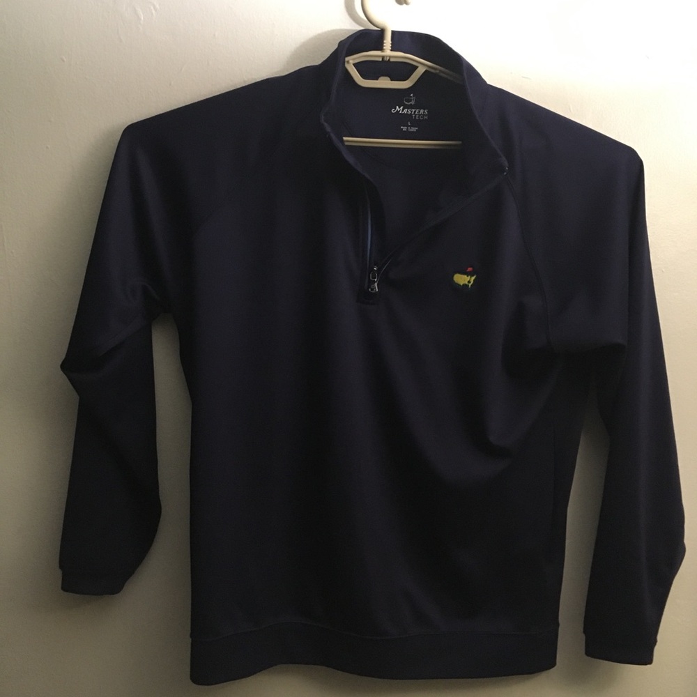 Men’s Master Tech 1/4 Zip Pullover Size Large Blue